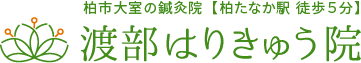 柏市大室の鍼灸院　渡部はりきゅう院